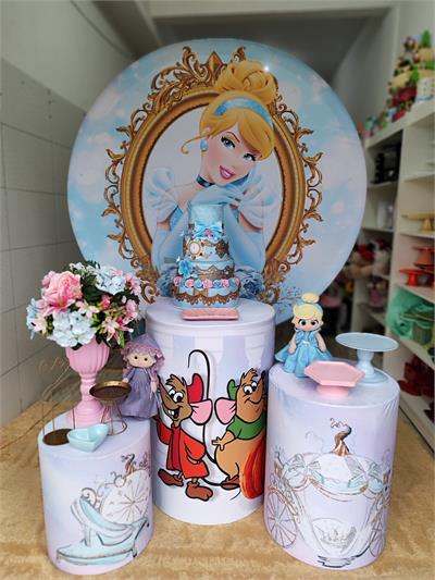 Cinderela Kit Pegue E Monte  Pocket - LIS FESTAS E LOCAÇÕES