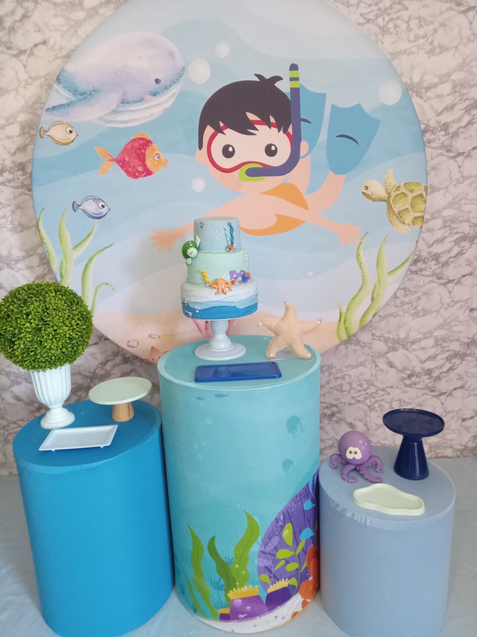 Fundo Do Mar- Pegue E Monte Pocket - LIS FESTAS E LOCAÇÕES