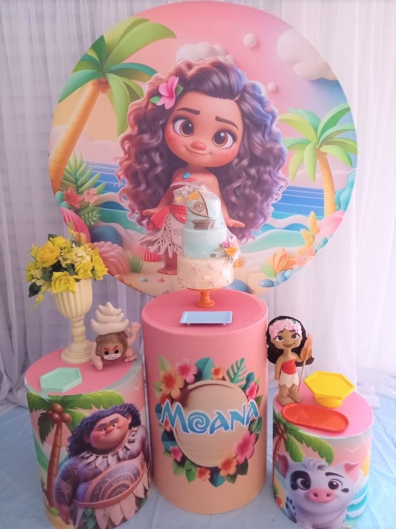 Moana Cute- Pegue E Monte Pocket - LIS FESTAS E LOCAÇÕES