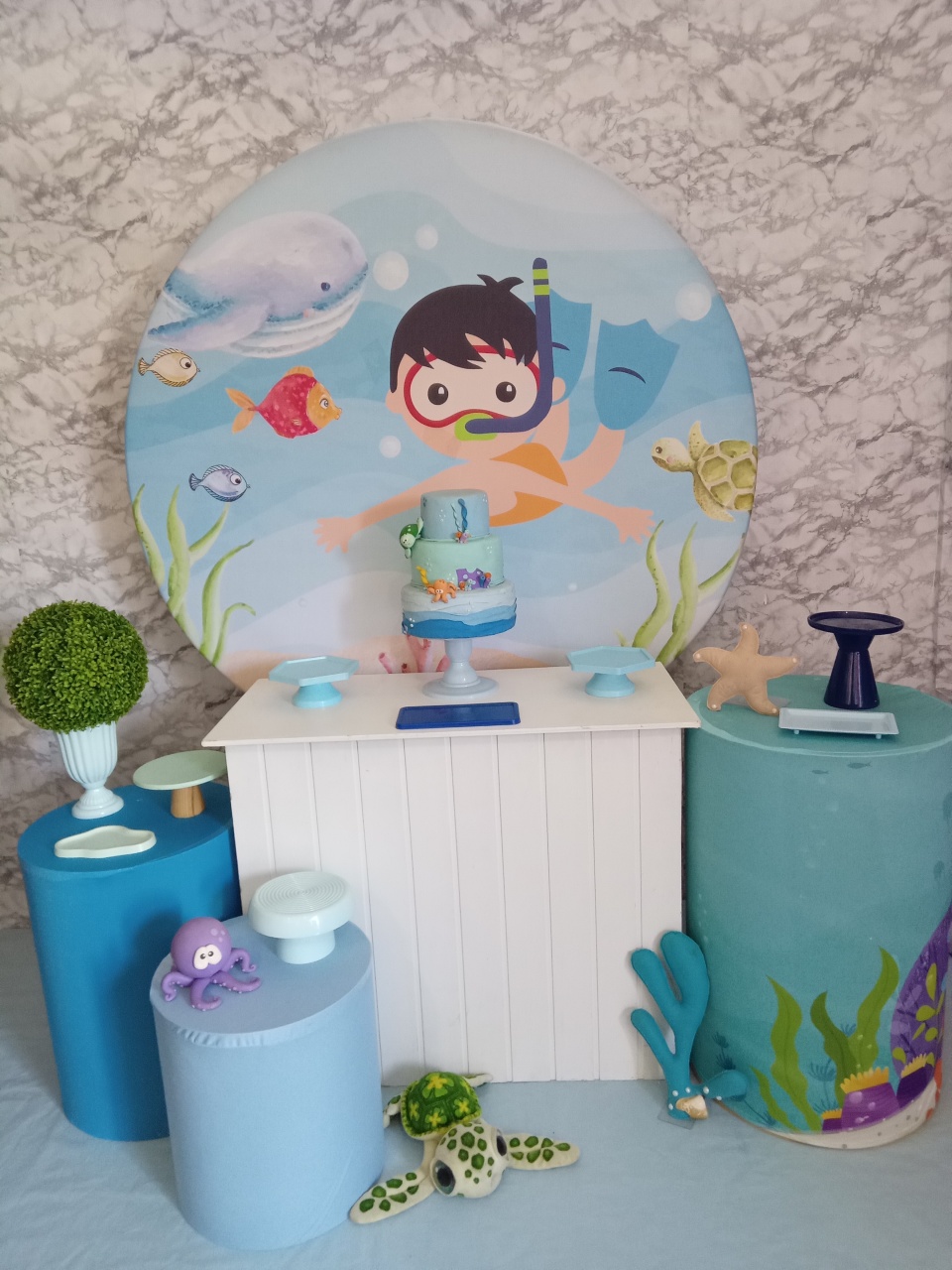 Fundo Do Mar- Pegue E Monte Plus - LIS FESTAS E LOCAÇÕES