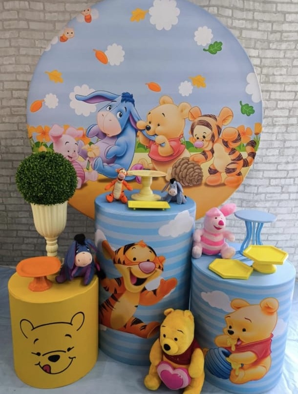 Ursinho Pooh Kit Pegue E Monte  - Pocket - LIS FESTAS E LOCAÇÕES