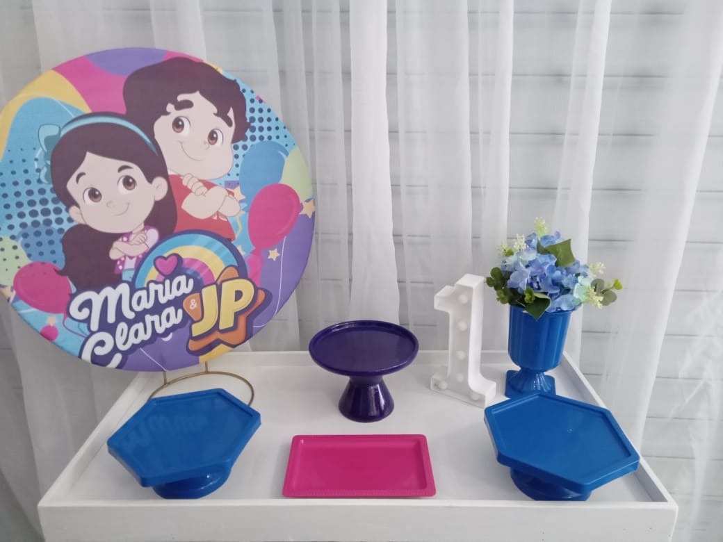 Maria Clara E Jp- Mini Festa Na Mesa - LIS FESTAS E LOCAÇÕES