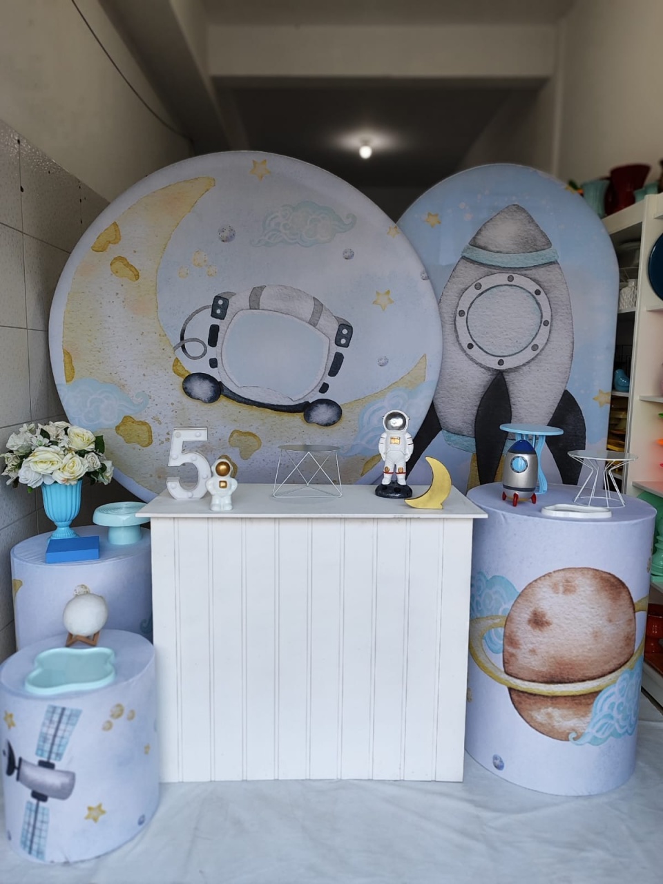 Astronauta Kit Pegue E Monte  - Premium - LIS FESTAS E LOCAÇÕES
