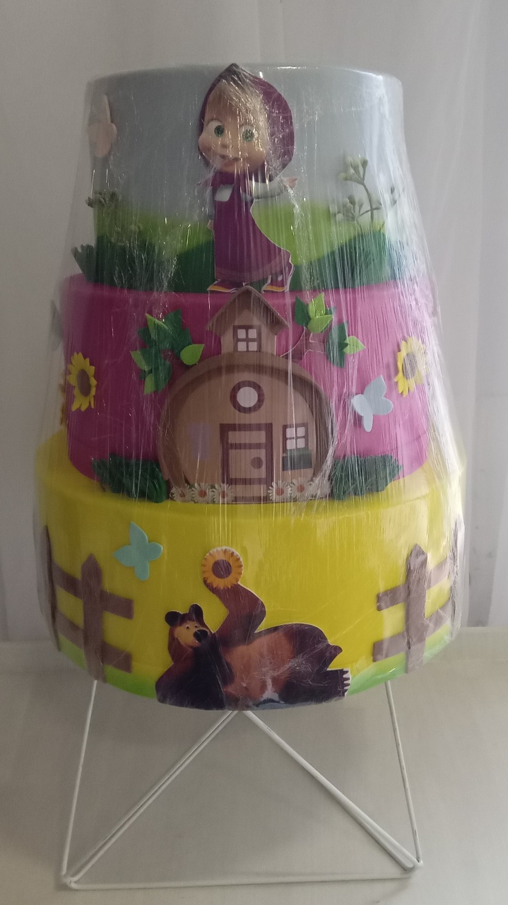 Bolo Cenográfico Masha E O Urso  - LIS FESTAS E LOCAÇÕES