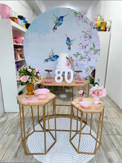 Beija-Flor Rosa Kit Pegue E Monte  - LIS FESTAS E LOCAÇÕES
