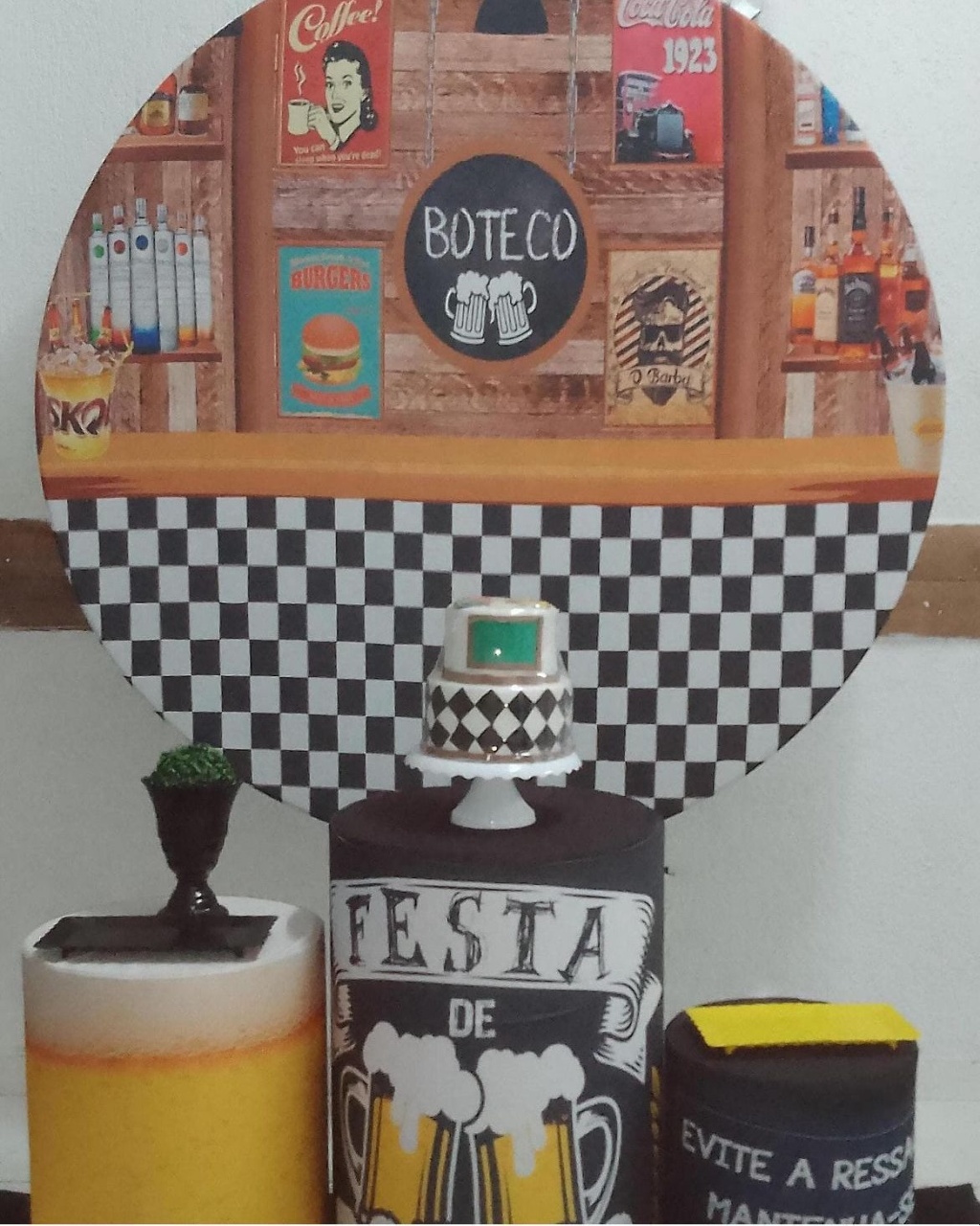 Boteco Masculino - Bronze - DECORAKM