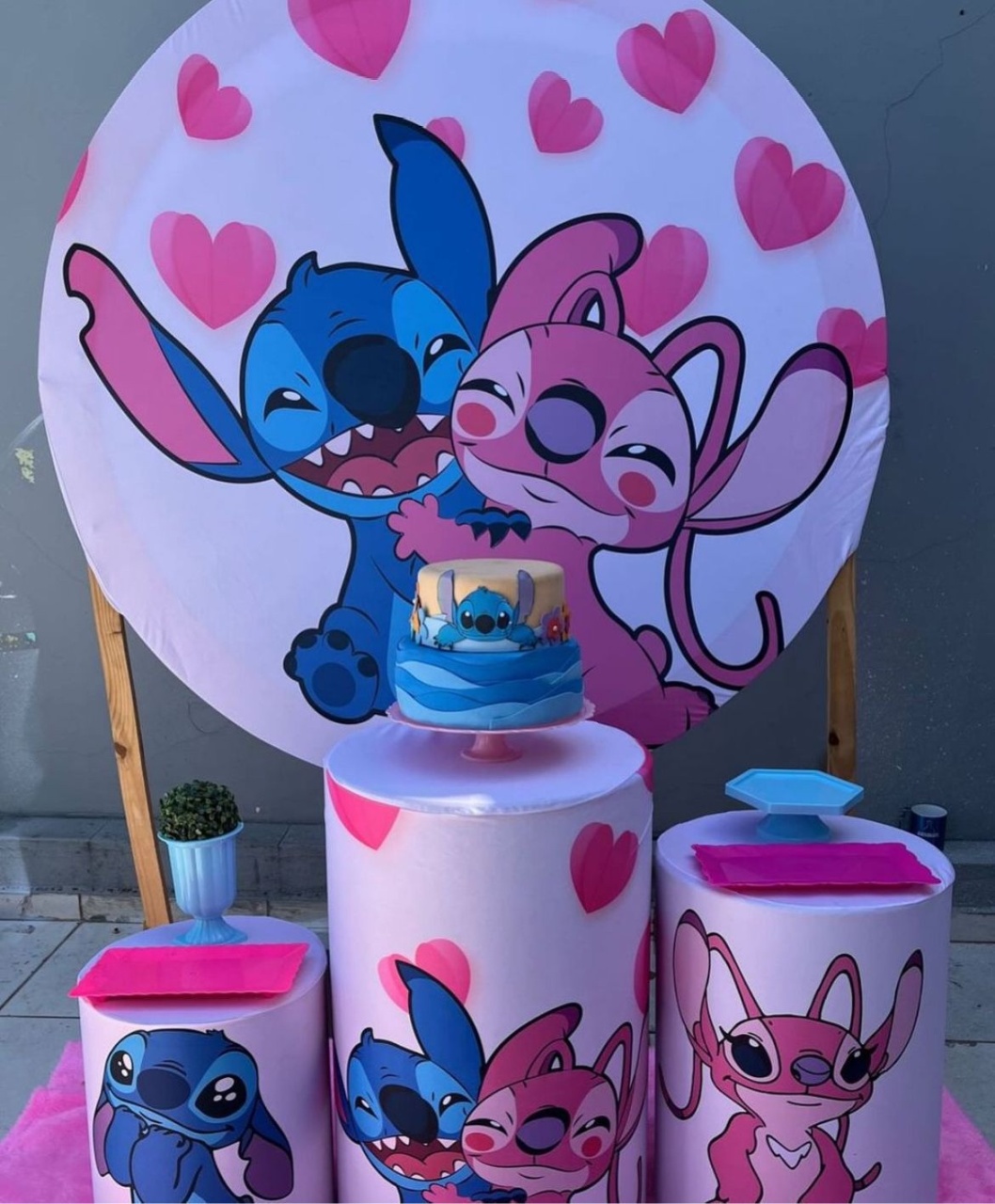 Stitch E Angel - Bronze - DECORAKM