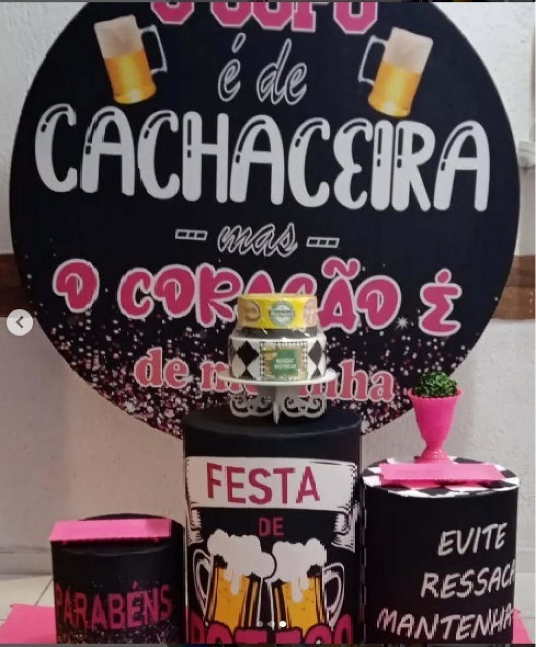 Boteco Rosa - Bronze - DECORAKM