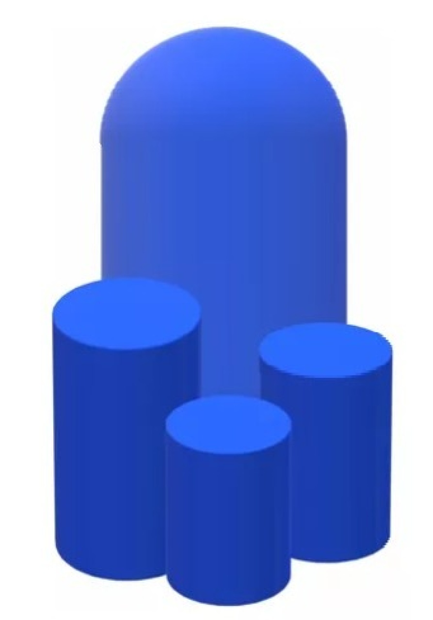 Azul Royal Com Lateral -  Bronze - DECORAKM
