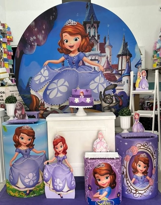 Princesa Sophia - Ouro - DECORAKM