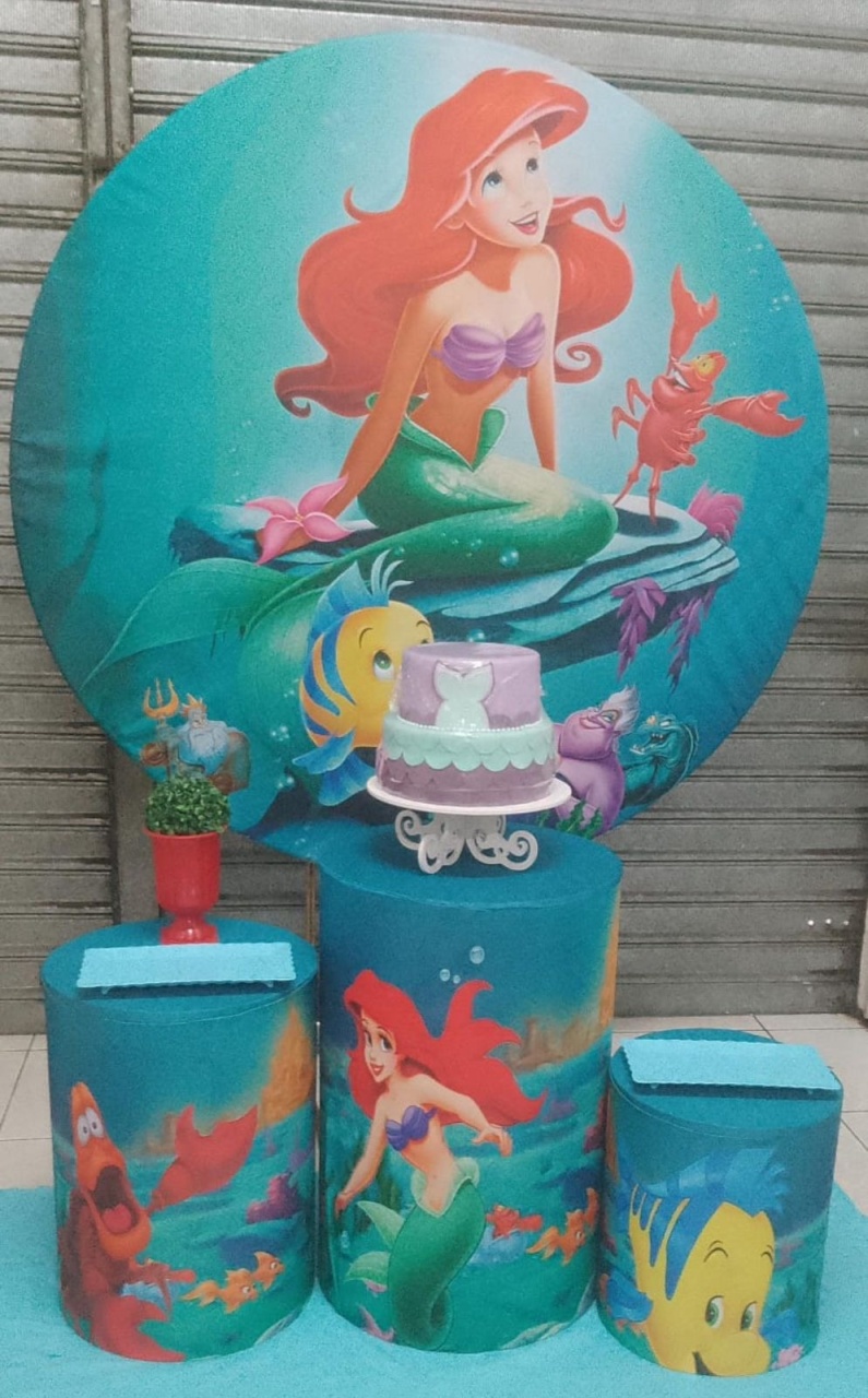 Ariel A Pequena Sereia - Bronze - DECORAKM