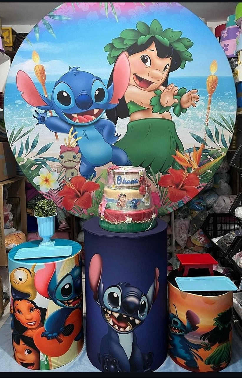Lilo E Stitch - Ouro - DECORAKM