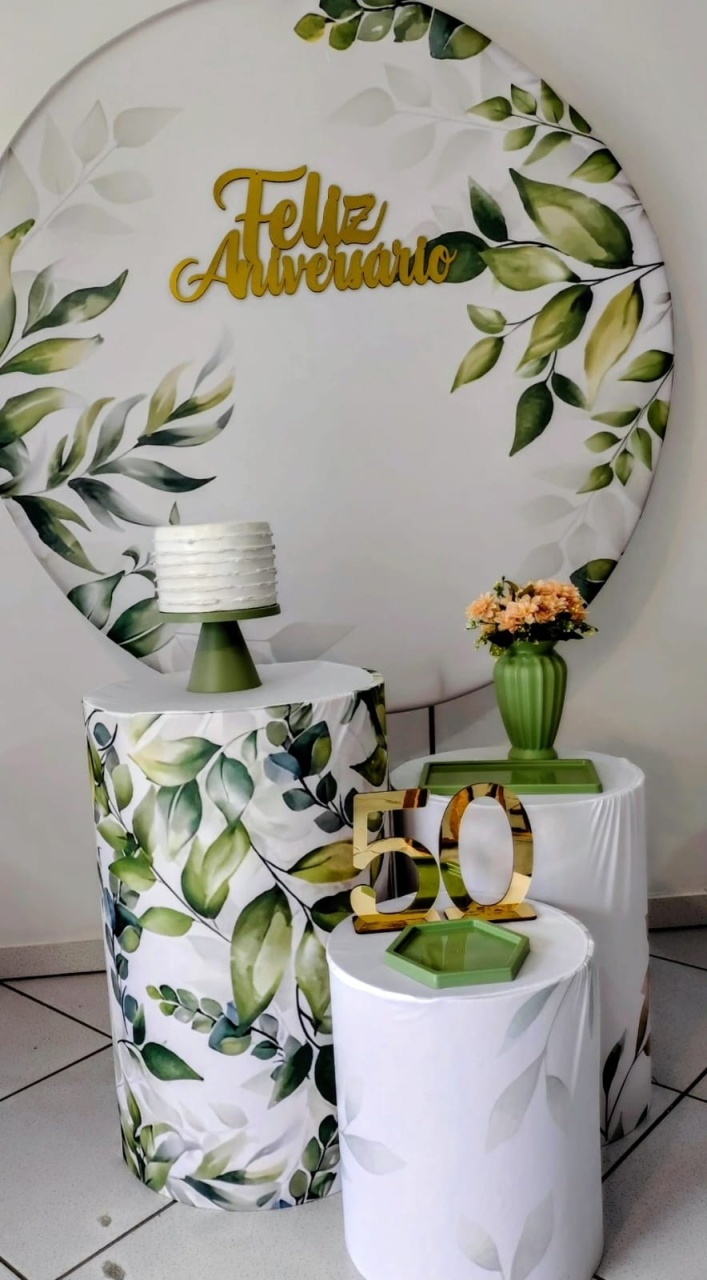Kit Floral Verde  - Arte e Cia Festas