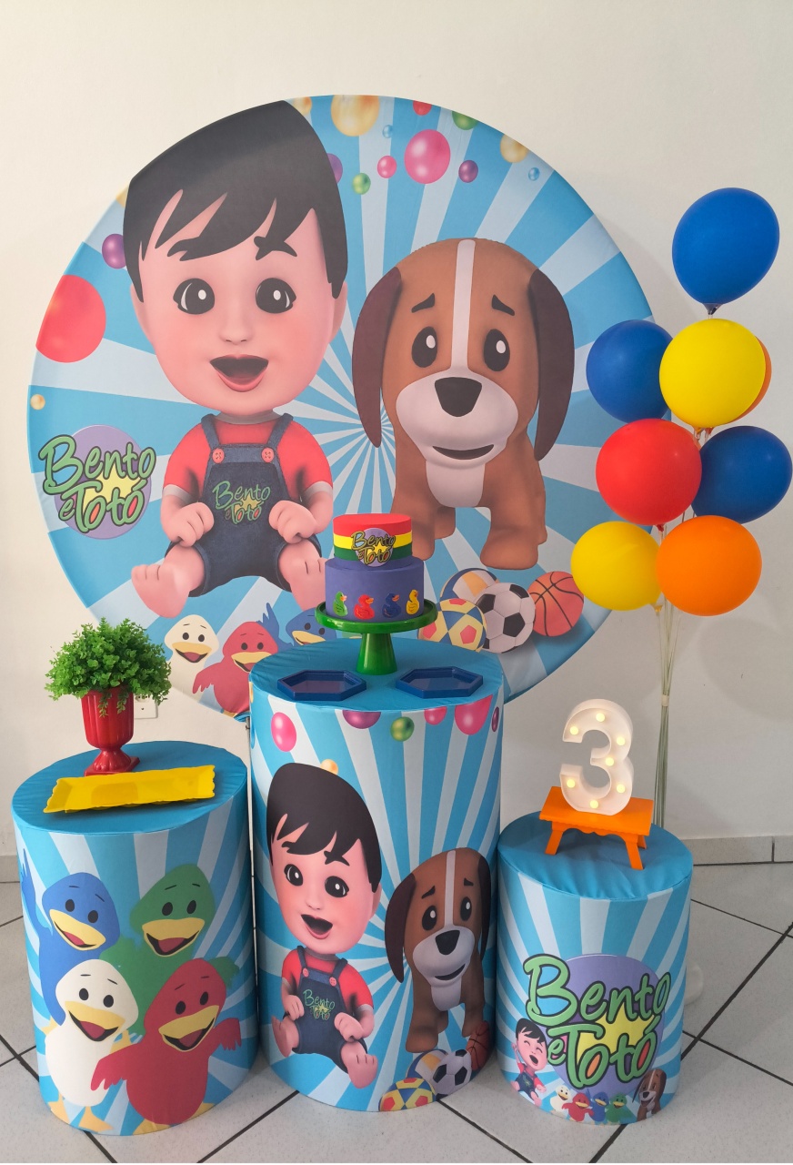 Kit Prata Bento E Totó - Arte e Cia Festas