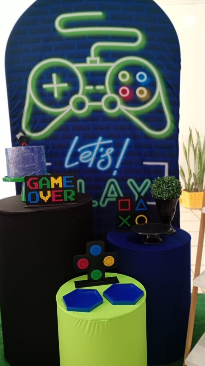 Kit Simples Video Game - Arte e Cia Festas