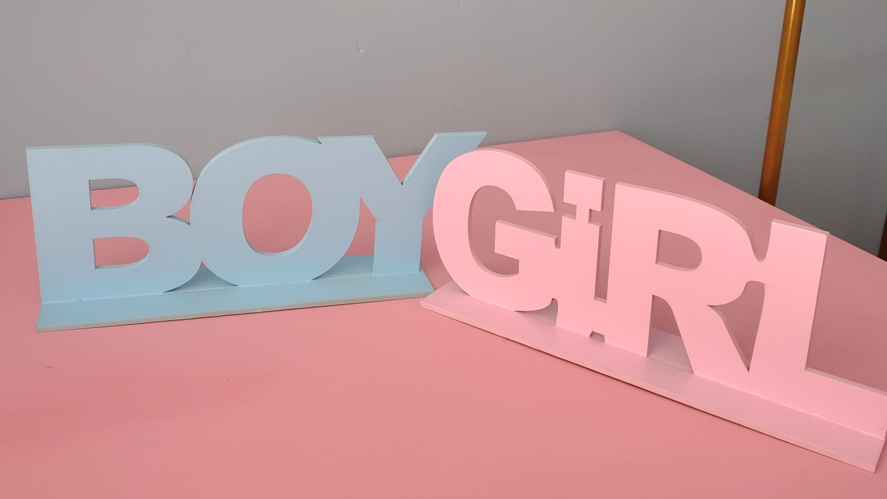 Boy E Girl - Chá Revelação  - Arte e Cia Festas
