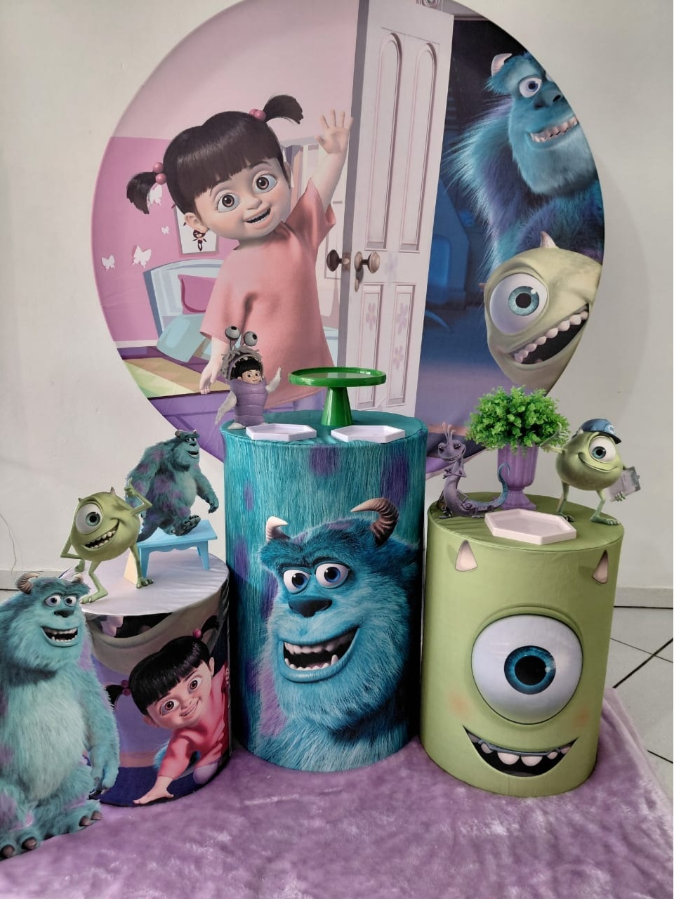 Kit Simples Monstros S.a - Arte e Cia Festas