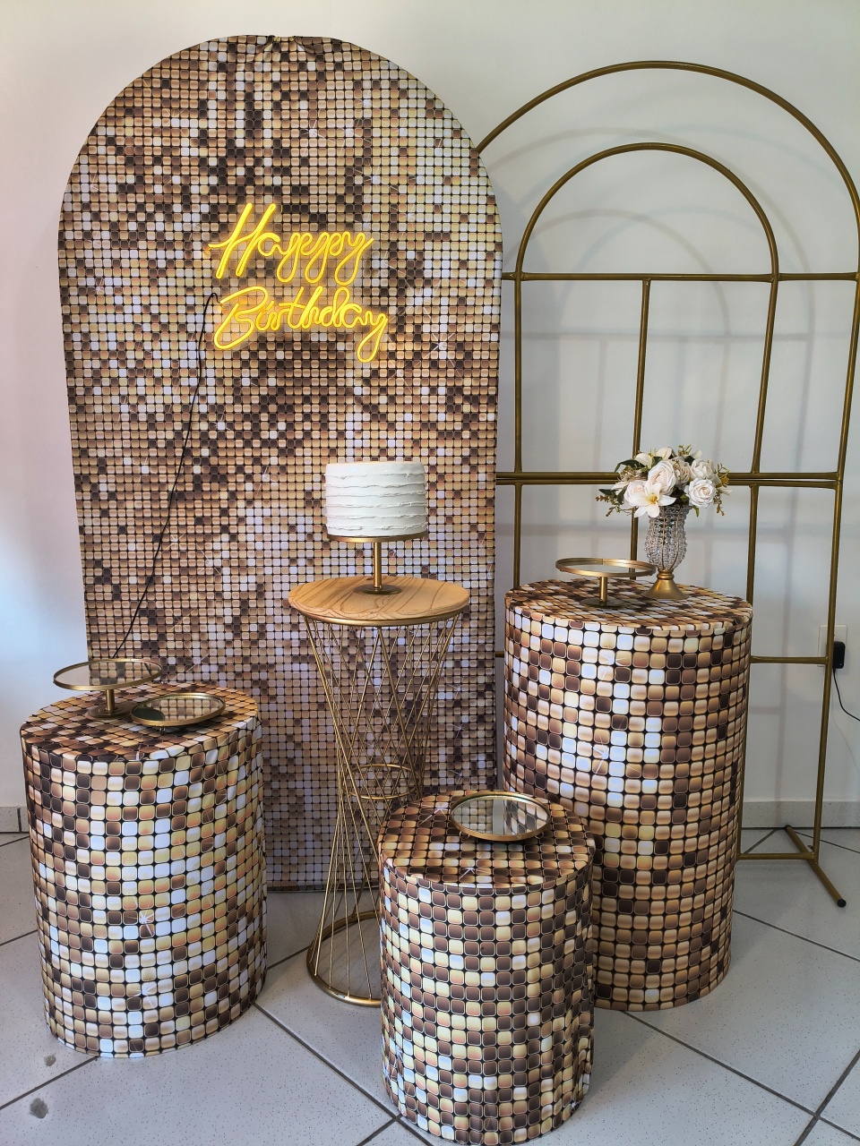 Kit Master Lantejoula Dourado - Arte e Cia Festas