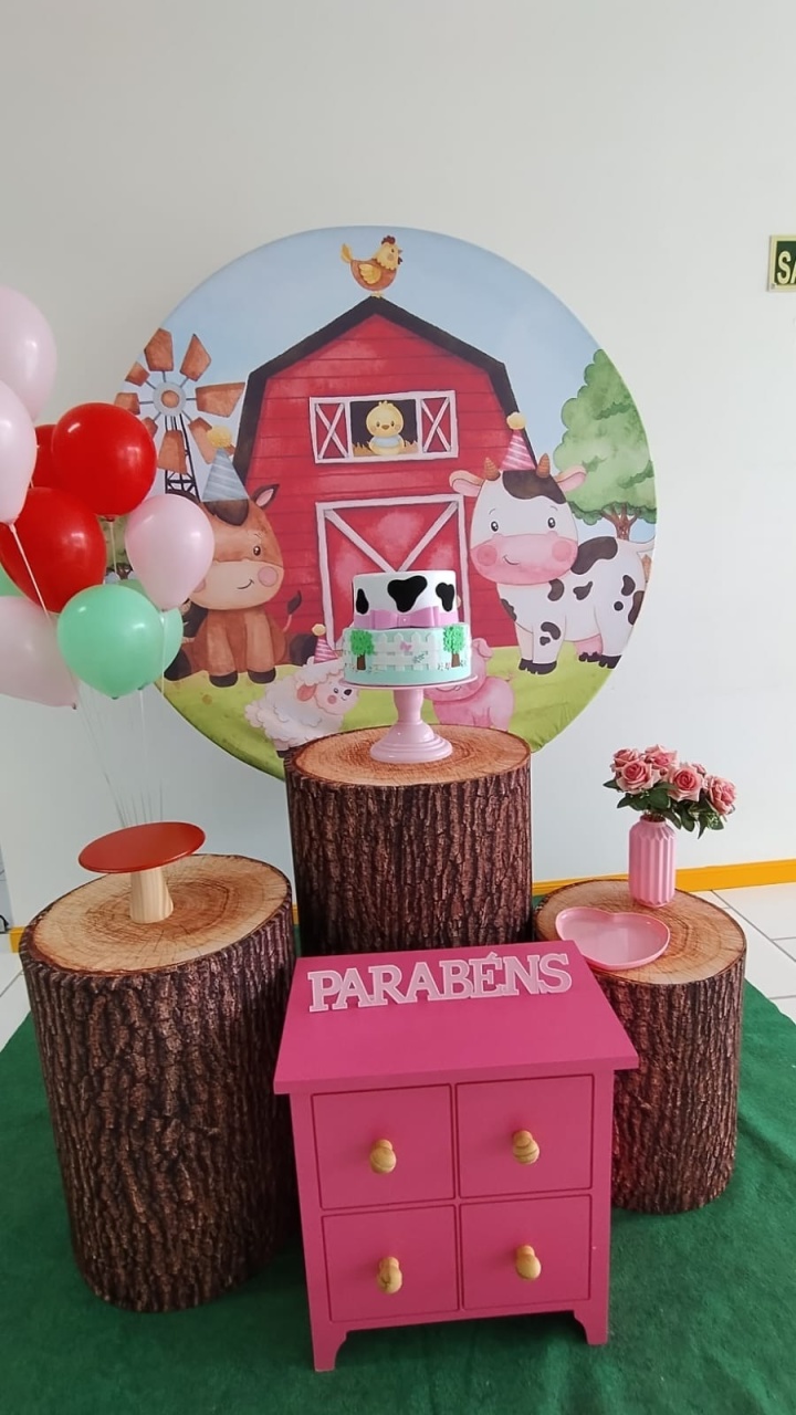 Kit Completo Fazendinha Menina - Arte e Cia Festas