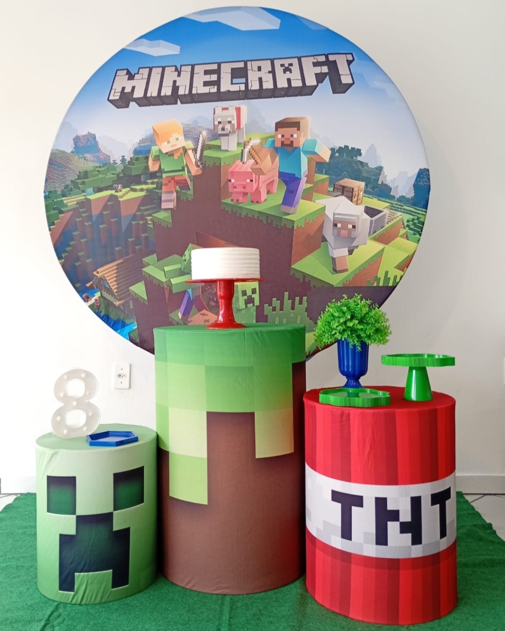 Kit Simples Minecraft  - Arte e Cia Festas