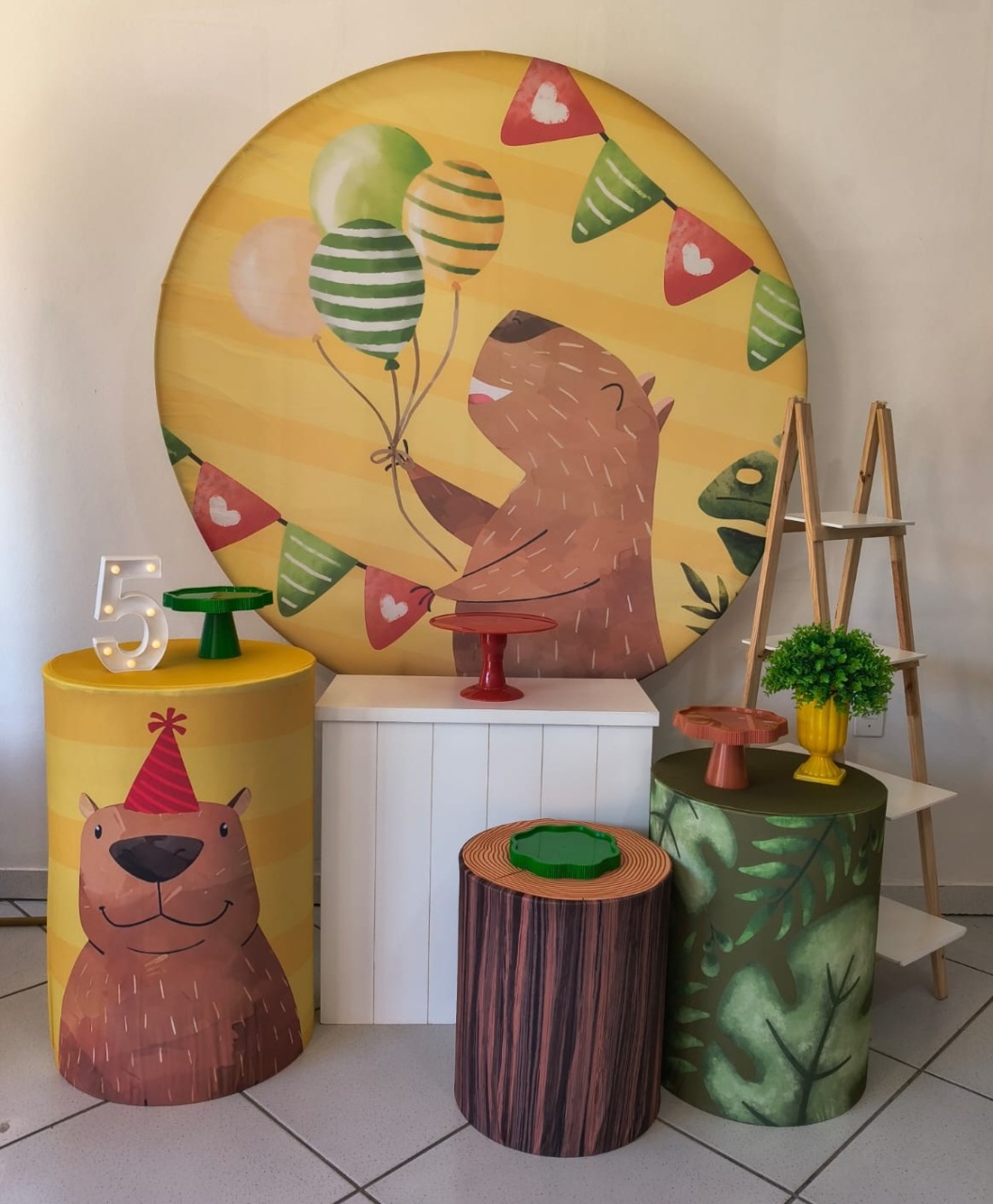 Kit Completo Capivara (Neutro) - Arte e Cia Festas