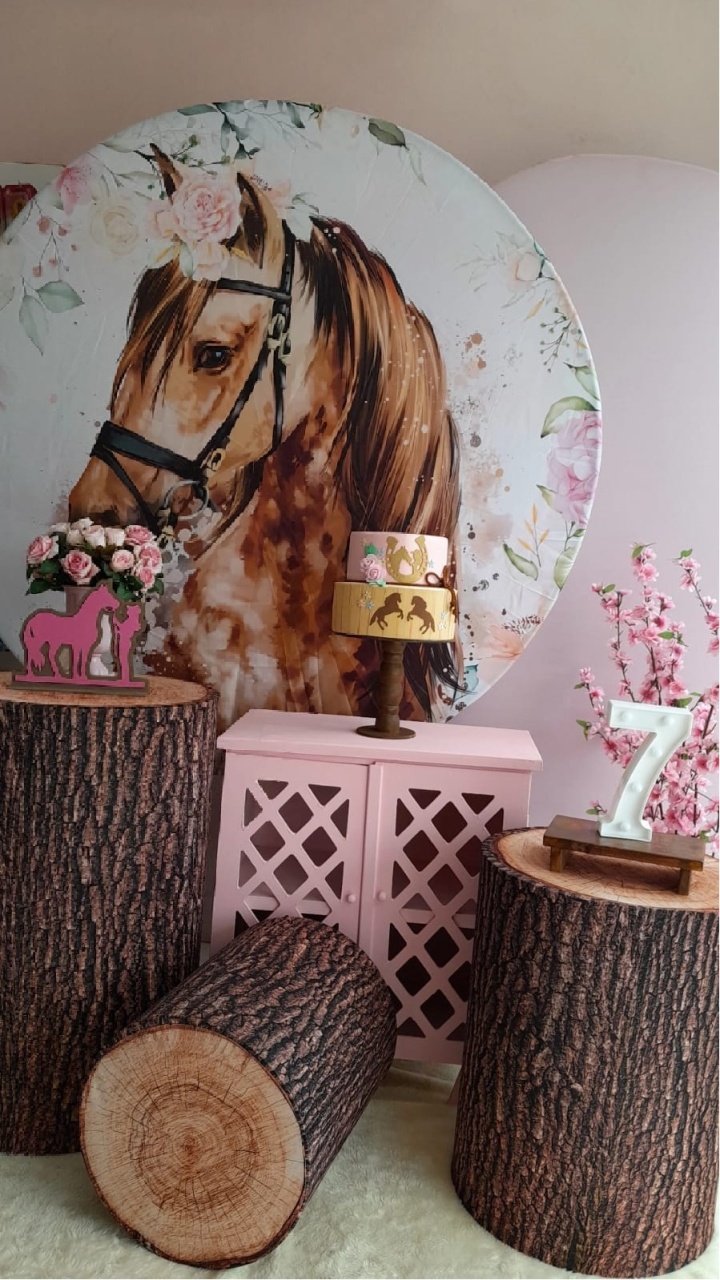 Kit Master Cavalo Floral - Arte e Cia Festas