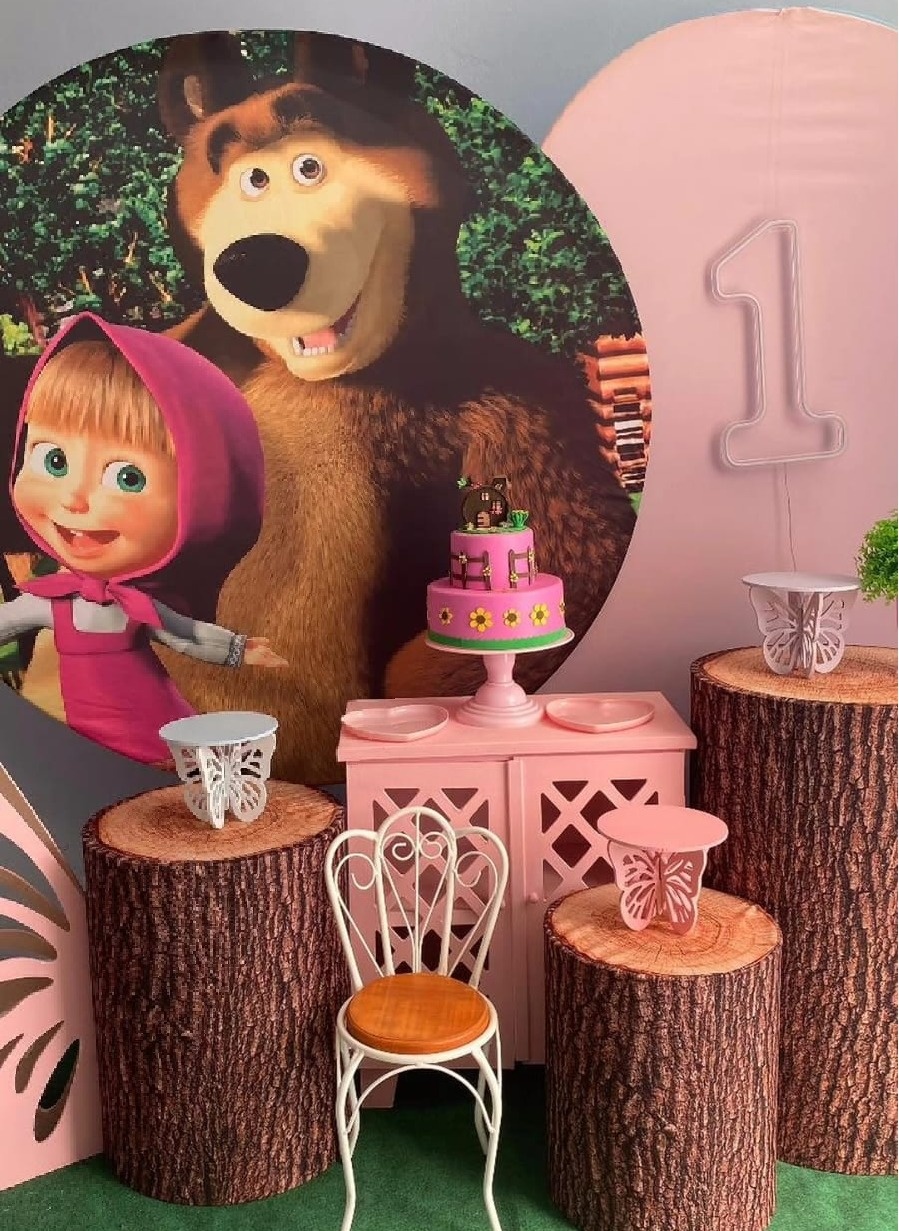 Kit Master Marsha E O Urso  - Arte e Cia Festas