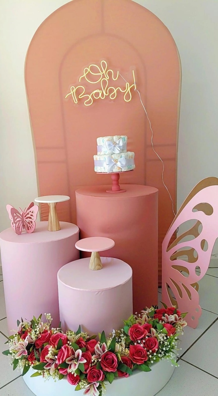 Kit Cha de Bebe Borboleta - Arte e Cia Festas