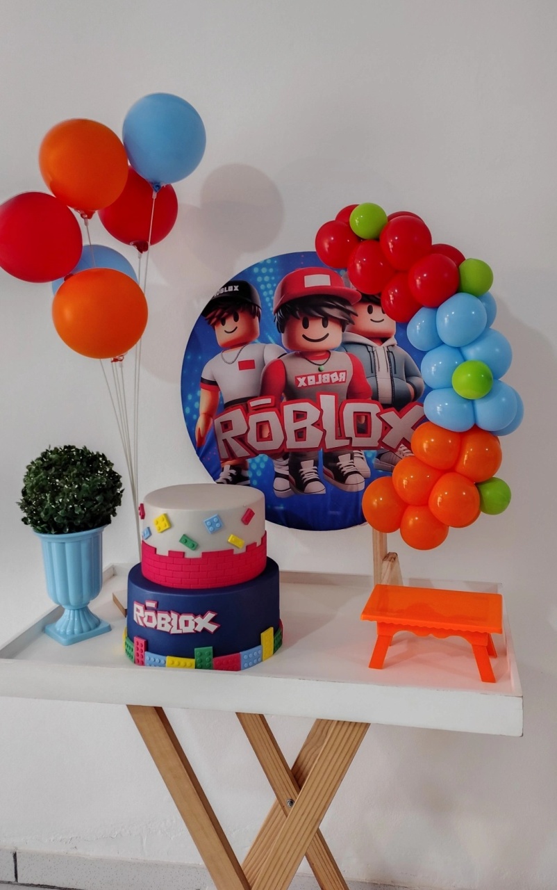 Kit Festa Na Mesa Roblox - Arte e Cia Festas