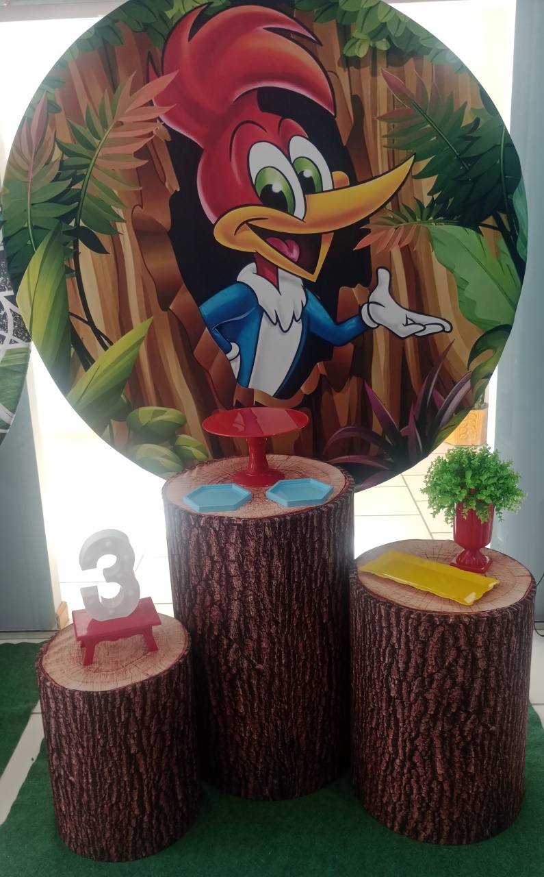 Kit Simples Pica-Pau  - Arte e Cia Festas