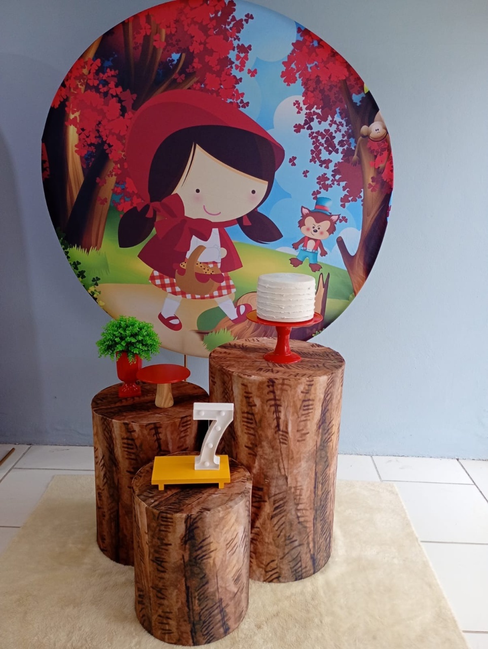 Kit Simples Chapeuzinho Vermelho - Arte e Cia Festas