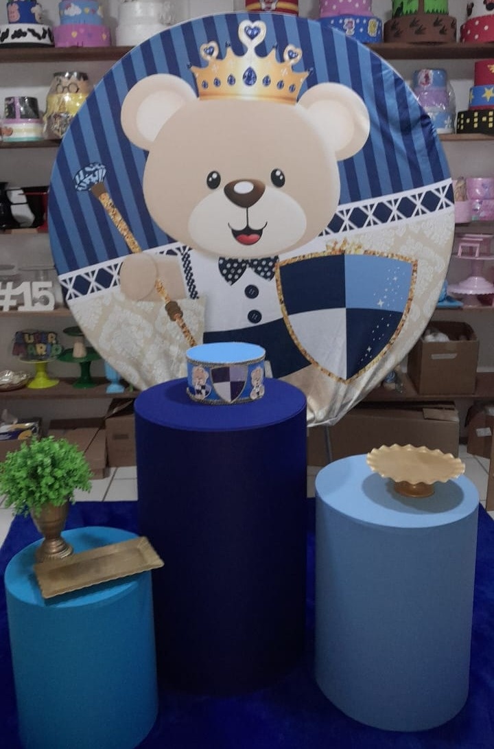 Kit Simples Ursinho Principe - Arte e Cia Festas