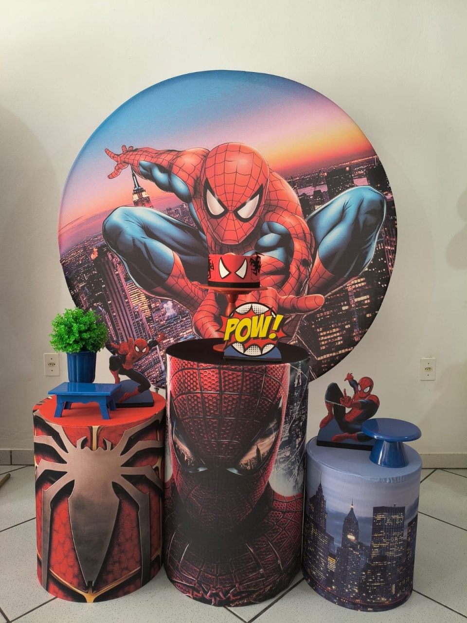 Kit Simples Homem Aranha  - Arte e Cia Festas