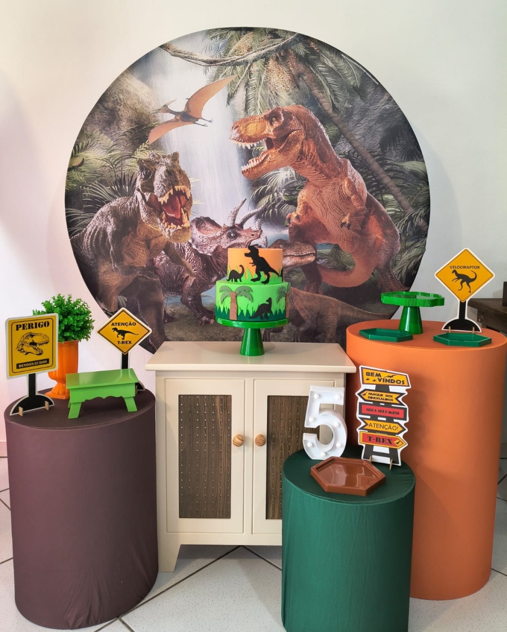 Kit Completo Dinossauro  - Arte e Cia Festas