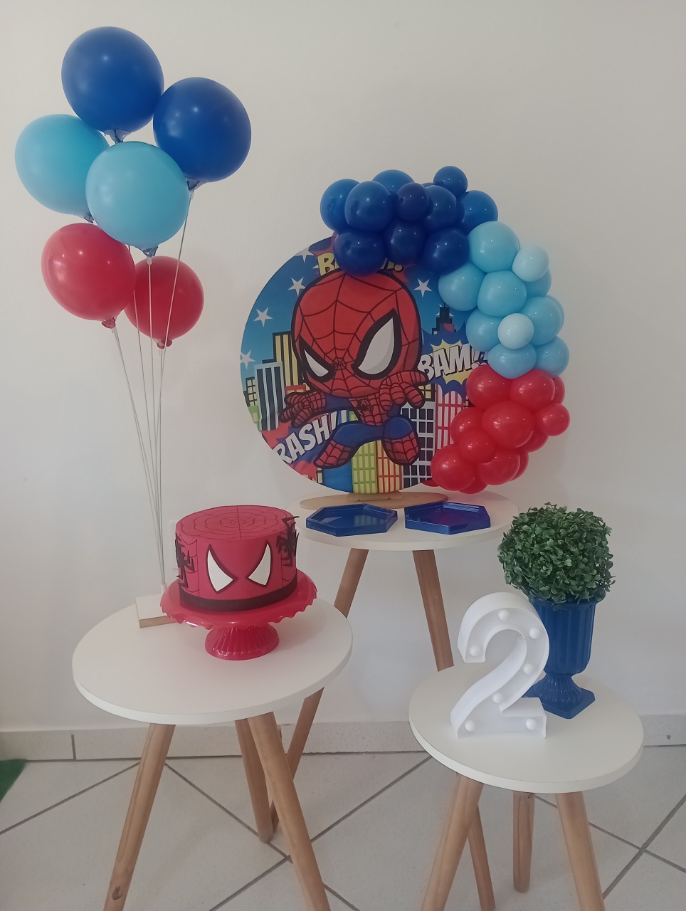Kit Festa Na Mesa Homem Aranha Cuty - Arte e Cia Festas