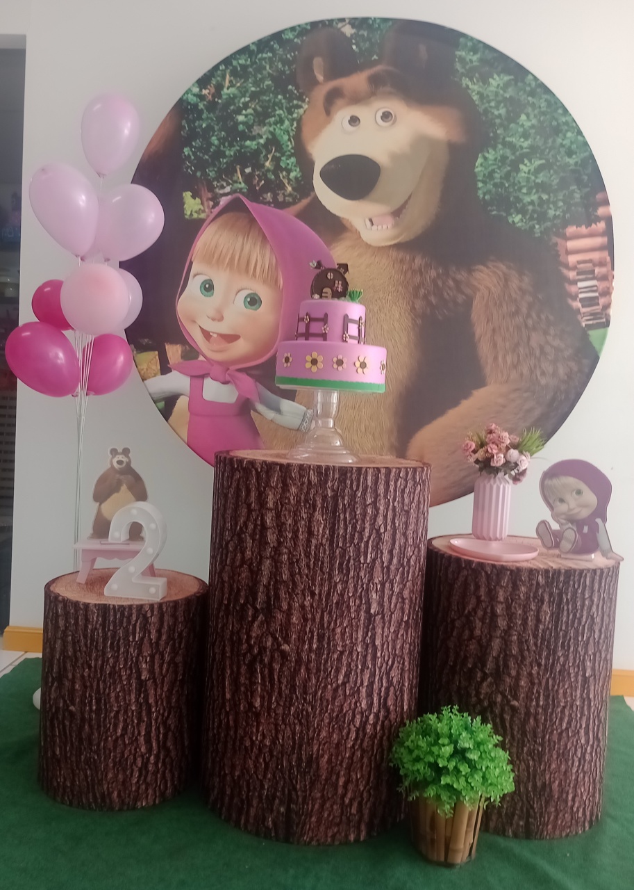 Kit Simples Masha E O Urso  - Arte e Cia Festas