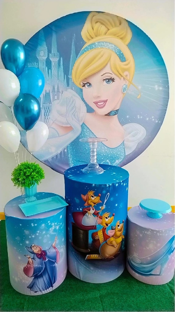 Kit Simples Cinderela - Arte e Cia Festas