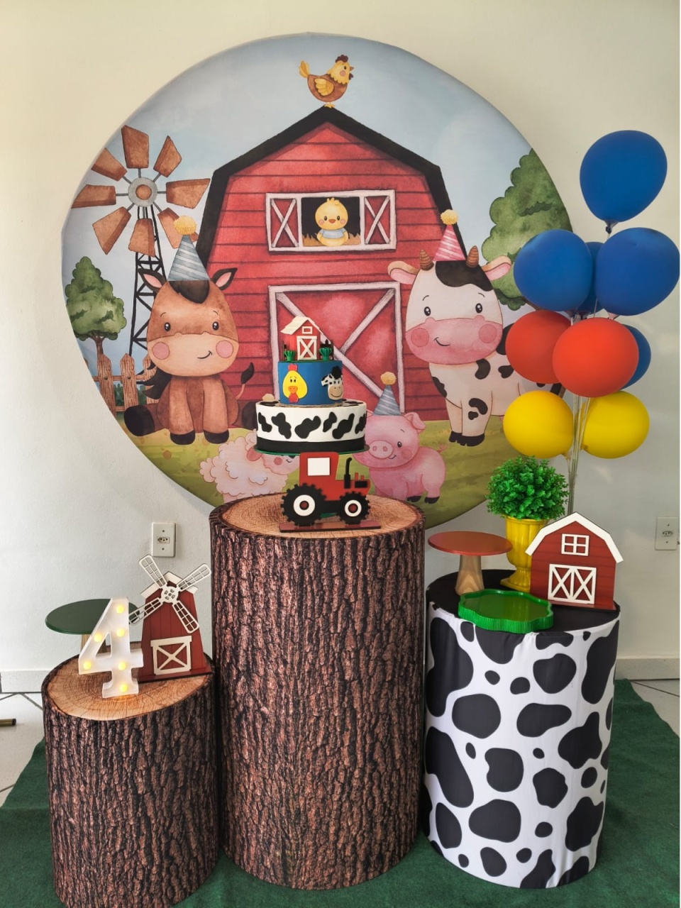 Kit Simples Fazendinha Menino - Arte e Cia Festas