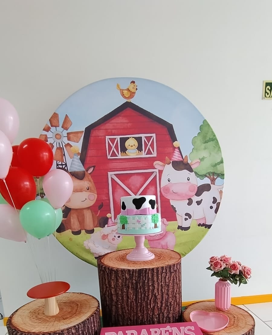 Kit Simples Fazendinha Menina - Arte e Cia Festas
