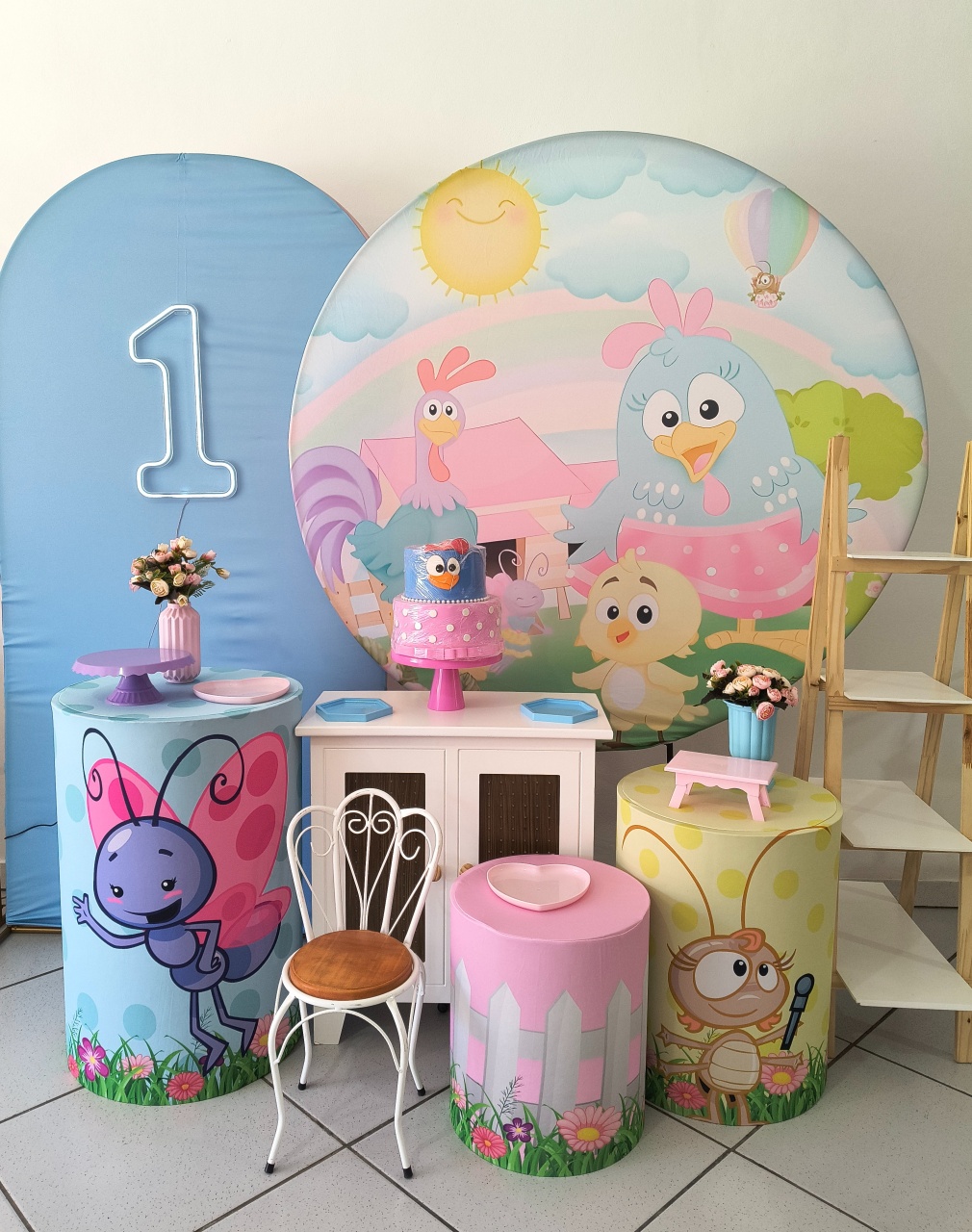 Kit Master Galinha Pintadinha Cady - Arte e Cia Festas