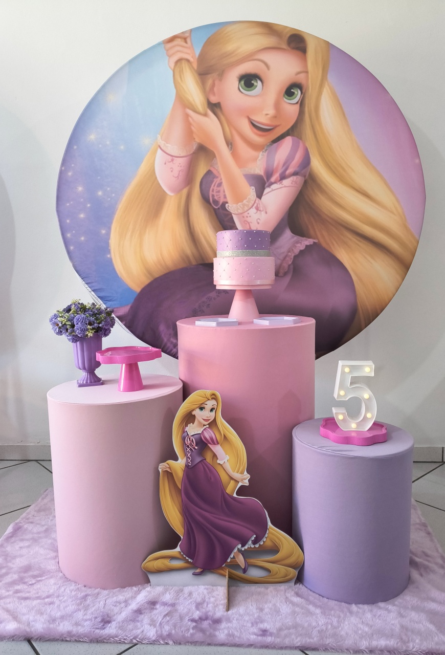 Kit Simples Rapunzel (Enrolados) - Arte e Cia Festas