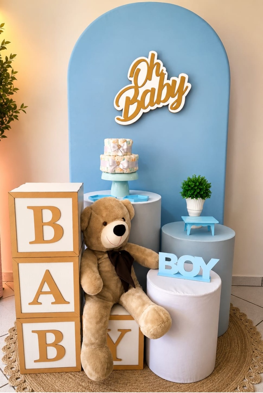 Kit Chá de Bebê Urso - Arte e Cia Festas