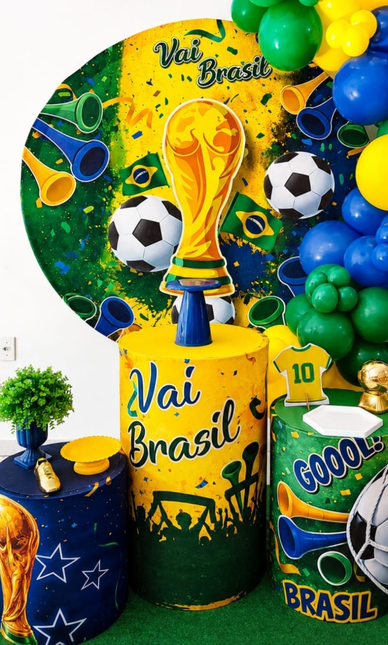 Kit Capa E Cilindros Copa - Arte e Cia Festas