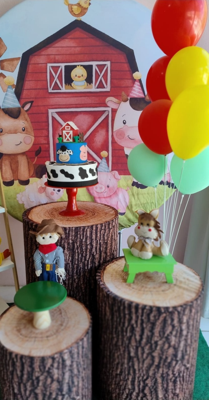 Kit Simples Fazendinha Menino - Arte e Cia Festas