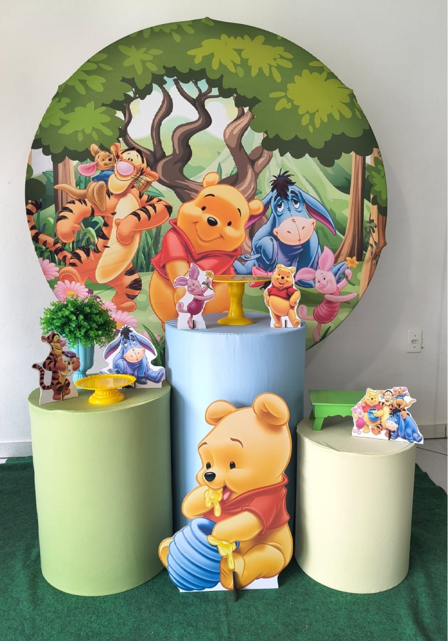 Kit Simples Urso Pooh - Arte e Cia Festas