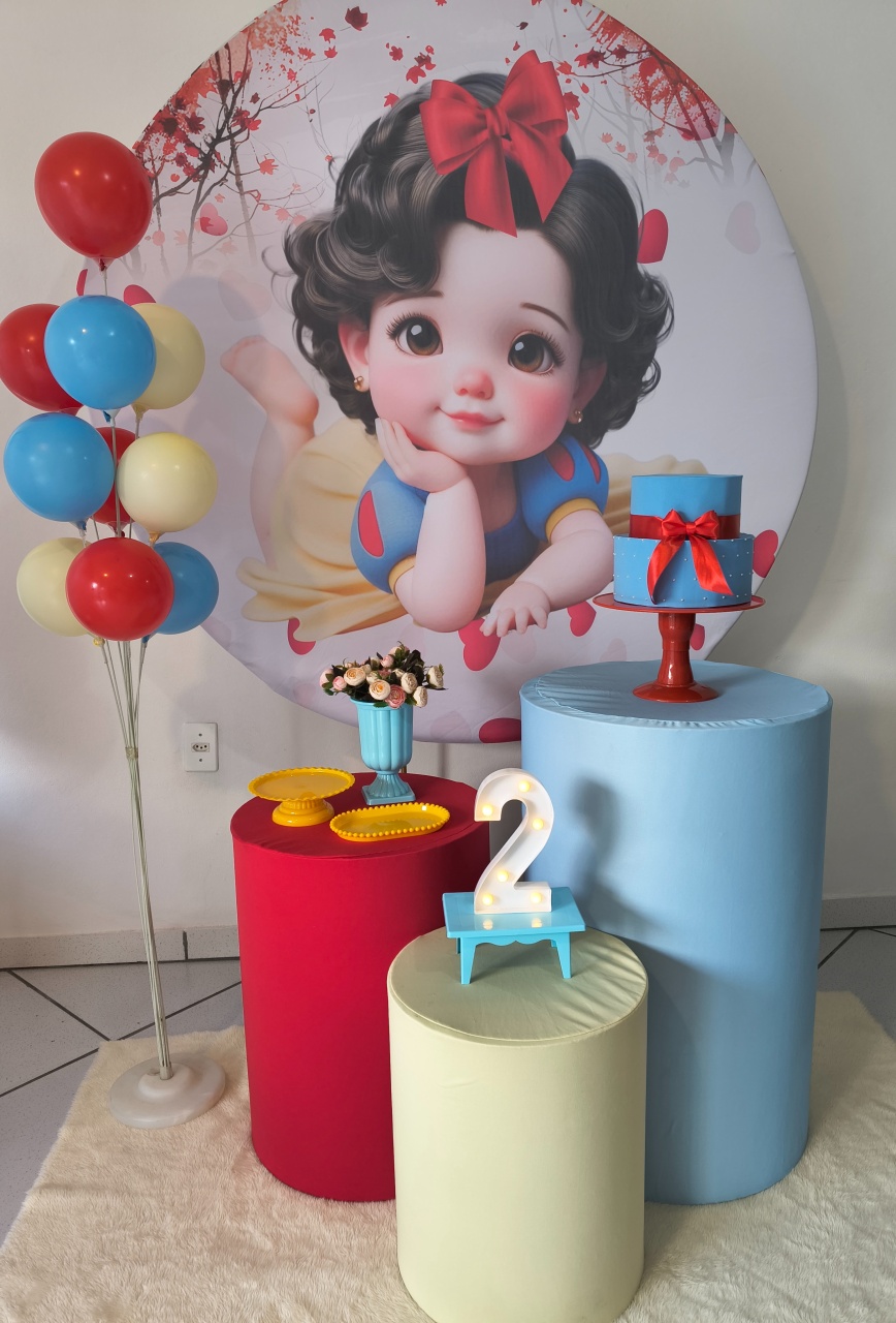 Kit Simples Banca de Neve Baby  - Arte e Cia Festas