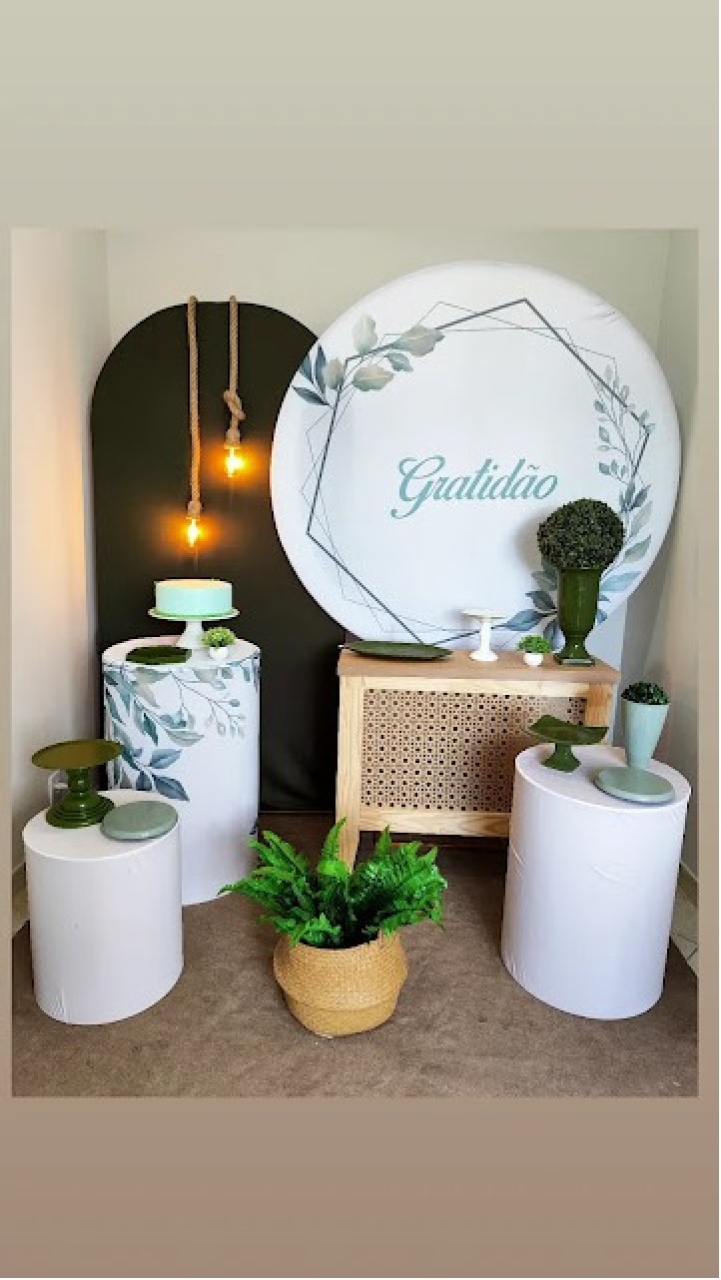 Decoração Adulto Gratidão - FIG FESTA 