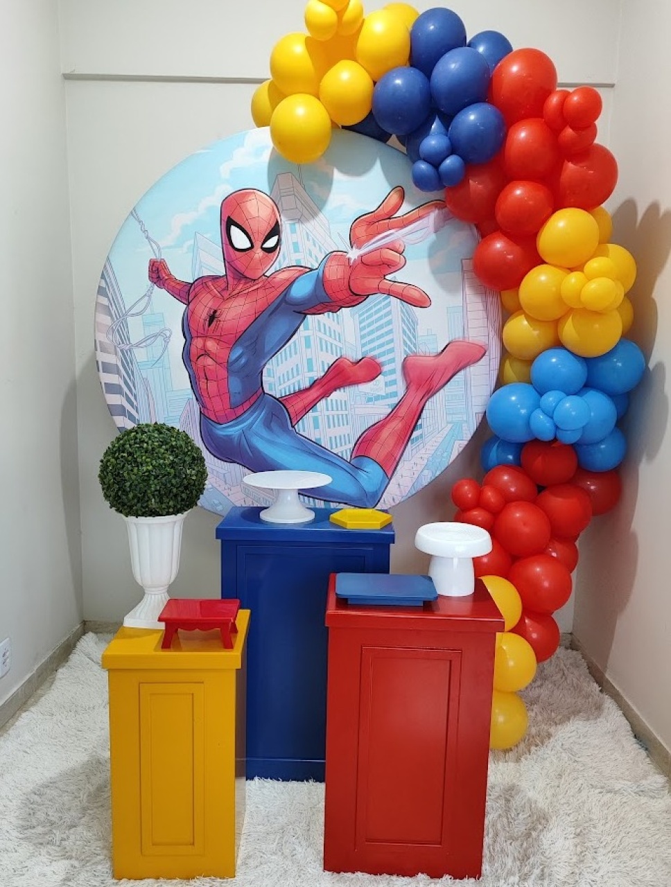 Decoração de Menino Homen Aranha - FIG FESTA 