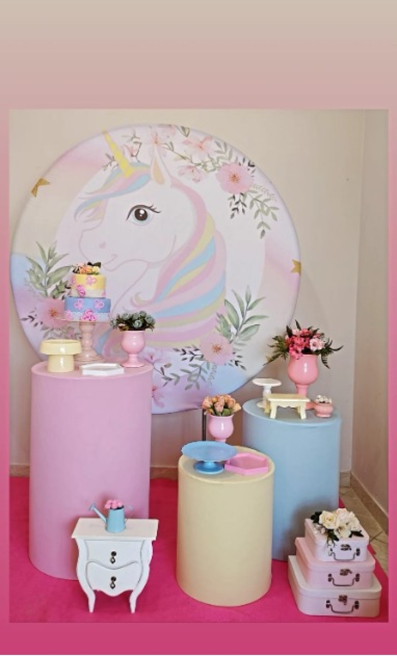 Decoraçao Infantil / Unicornio - FIG FESTA 