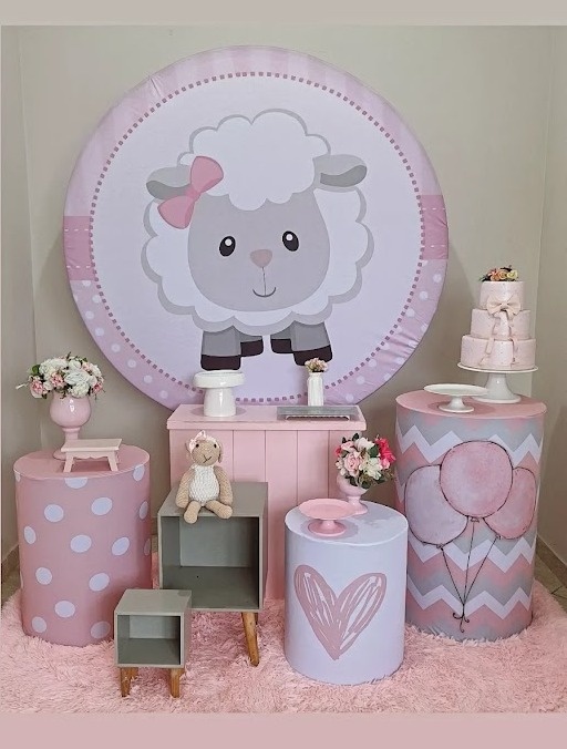 Decoração Infantil Ovelinha - FIG FESTA 